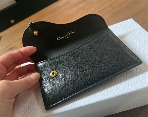 Authentic DIOR Saddle Cosmos Zipped Card Holder .